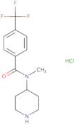 N-Methyl-N-(piperidin-4-yl)-4-(trifluoromethyl)benzamide hydrochloride