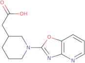 (1-[1,3]Oxazolo[4,5-b]pyridin-2-ylpiperidin-3-yl)acetic acid