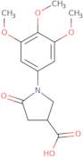 5-Oxo-1-(3,4,5-trimethoxyphenyl)pyrrolidine-3-carboxylic acid