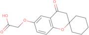 [(4-Oxo-3,4-dihydrospiro[chromene-2,1'-cyclohexan]-6-yl)oxy]acetic acid