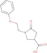 5-Oxo-1-(2-phenoxyethyl)pyrrolidine-3-carboxylic acid