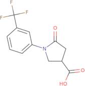 5-Oxo-1-[3-(trifluoromethyl)phenyl]pyrrolidine-3-carboxylic acid