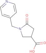 5-Oxo-1-(pyridin-4-ylmethyl)pyrrolidine-3-carboxylic acid