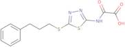 Oxo({5-[(3-phenylpropyl)thio]-1,3,4-thiadiazol-2-yl}amino)acetic acid