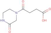 4-Oxo-4-(3-oxopiperazin-1-yl)butanoic acid