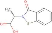 (2S)-2-(3-Oxo-1,2-benzisothiazol-2(3H)-yl)propanoic acid