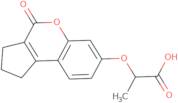 2-[(4-Oxo-1,2,3,4-tetrahydrocyclopenta[c]chromen-7-yl)oxy]propanoic acid