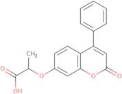 2-[(2-Oxo-4-phenyl-2H-chromen-7-yl)oxy]propanoic acid