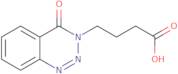 4-(4-Oxo-1,2,3-benzotriazin-3(4H)-yl)butanoic acid