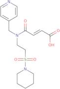 (2E)-4-Oxo-4-[[2-(piperidin-1-ylsulfonyl)ethyl](pyridin-4-ylmethyl)amino]but-2-enoic acid