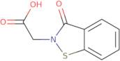 (3-Oxo-1,2-benzisothiazol-2(3H)-yl)acetic acid
