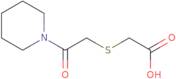 [(2-Oxo-2-piperidin-1-ylethyl)thio]acetic acid