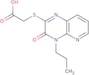 [(3-Oxo-4-propyl-3,4-dihydropyrido[2,3-b]pyrazin-2-yl)thio]acetic acid