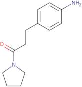 [4-(3-Oxo-3-pyrrolidin-1-ylpropyl)phenyl]amine