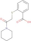 2-[(2-Oxo-2-piperidin-1-ylethyl)thio]benzoic acid