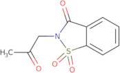 2-(2-Oxopropyl)-1,2-benzisothiazol-3(2H)-one 1,1-dioxide