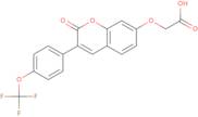 ({2-Oxo-3-[4-(trifluoromethoxy)phenyl]-2H-chromen-7-yl}oxy)acetic acid