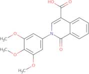 1-Oxo-2-(3,4,5-trimethoxyphenyl)-1,2-dihydroisoquinoline-4-carboxylic acid