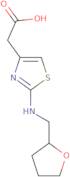 2-(2-[(Oxolan-2-ylmethyl)amino]-1,3-thiazol-4-yl)acetic acid