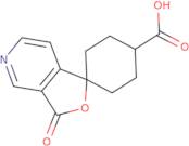 trans-3'-Oxo-spiro[cyclohexane-1,1'(3'h)-furo[3,4-c]pyridine]-4-carboxylicacid