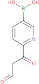 6-(3-Oxopropanoyl)pyridine-3-boronic acid