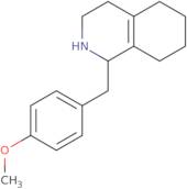 (1)-1,2,3,4,5,6,7,8-Octahydro-1-((4-methoxyphenyl)methyl)isoquinoline