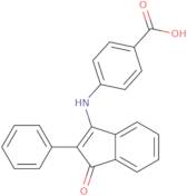 4-((1-oxo-2-phenylinden-3-yl)amino)benzoic acid