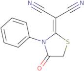 (4-oxo-5-phenyl-2,5-thiazolidinylidene)methane-1,1-dicarbonitrile