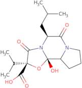 (2R,5S,10aS,10bS)-Octahydro-10b-hydroxy-5-isobutyl-2-isopropyl-3,6-dioxo-8H-oxazolo[3,2-a]pyrrolo[…