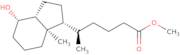 (DeltaR,1R,3aR,4S,7aR)-Octahydro-4-hydroxy-δ,7a-dimethyl-1H-indene-1-pentanoic acid methyl ester