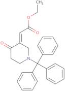 (2E)-2-[4-Oxo-1-trityl-3-piperidinylidene]acetic acid ethyl ester