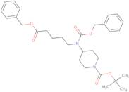 4-[[5-Oxo-5-(phenylmethoxy)pentyl][(phenylmethoxy)carbonyl]amino]-1-piperidinecarboxylic acid t-...