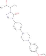 2-[2-(3-Oxobutyl)]-4-{4-[4-(4-methoxyphenyl)-piperazin-1-yl]-phenyl}-2,4-dihydro-[1,2,4-triazol-3-…