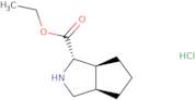 (1S,3aR,6aS)-Octahydrocyclopenta[c]pyrrole-1-carboxylic acid ethyl ester HCl