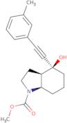 (3aR,4S,7aR)-Octahydro-4-hydroxy-4-[2-(3-methylphenyl)ethynyl]-1H-indole-1-carboxylic acid methy...