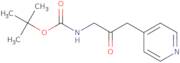 (2-Oxo-3-pyridin-4-yl-propyl)carbamic acid tert-butyl ester