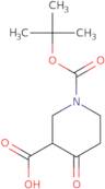 4-Oxo-piperidine-1,3-dicarboxylic acid-1-tert-butyl ester