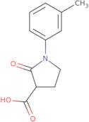 2-Oxo-1-m-tolyl pyrrolidine-3-carboxylic acid