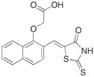 2-[[2-[(Z)-(4-Oxo-2-thioxo-5thiazolidinylidene)methyl]-1-naphthalenyl]oxy]-acetic acid