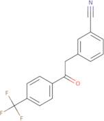 3-{2-Oxo-2-[4-(trifluoromethyl)phenyl]ethyl}benzonitrile