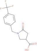 5-Oxo-1-[4-(Trifluoromethyl)Benzyl]-3-Pyrrolidinecarboxylic