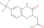 [3-Oxo-6-(trifluoromethyl)-3,4-dihydro-2H-1,4-benzothiazin-2-yl]acetic acid