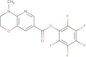 Pentafluorophenyl 4-methyl-3,4-dihydro-2H-pyrido[3,2-b][1,4]oxazine-7-carboxylate
