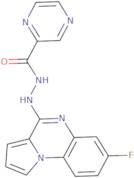 Pyrazinecarboxylic acid 2-(7-fluoropyrrolo[1,2-a]quinoxalin-4-yl)hydrazide