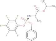 N-[(R)-(2,3,4,5,6-Pentafluorophenoxy)phenoxyphosphinyl]-L-alanine 1-methylethyl ester
