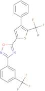 5-[4-Phenyl-5-(Trifluoromethyl)-2-Thienyl]-3-[3-(Trifluoromethyl)Phenyl]-1,2,4-Oxadiazole