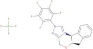 (5aR,10bS)-2-(Pentafluorophenyl)-2,5a,6,10b-tetrahydro-4H-indeno[2,1-b][1,2,4]triazolo[4,3-d][1,4]oxazin-11-ium tetrafluoroborate