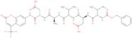 N-[(Phenylmethoxy)carbonyl]-L-valyl-L-alpha-aspartyl-L-valyl-L-alanyl-N-[2-oxo-4-(trifluoromethyl)-2H-1-benzopyran-7-yl]-L-alpha-asp aragine
