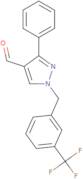 3-Phenyl-1-[3-(trifluoromethyl)benzyl]-1H-pyrazole-4-carbaldehyde