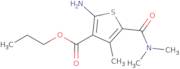 Propyl 2-amino-5-[(dimethylamino)carbonyl]-4-methylthiophene-3-carboxylate